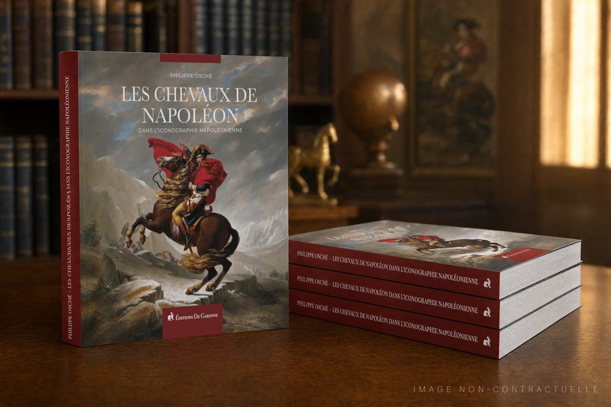 Jaquette — Les Chevaux de Napoléon, Philippe Osché, Éditions de Garenne